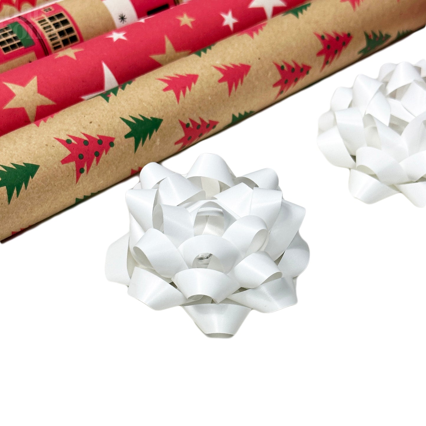 13pc Assorted Christmas Gift Wrap & Accessories Pack