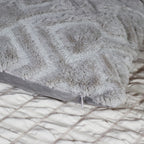 Grey Soft Aztec Cushion 50x30cm