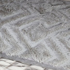 Grey Soft Aztec Cushion 50x30cm
