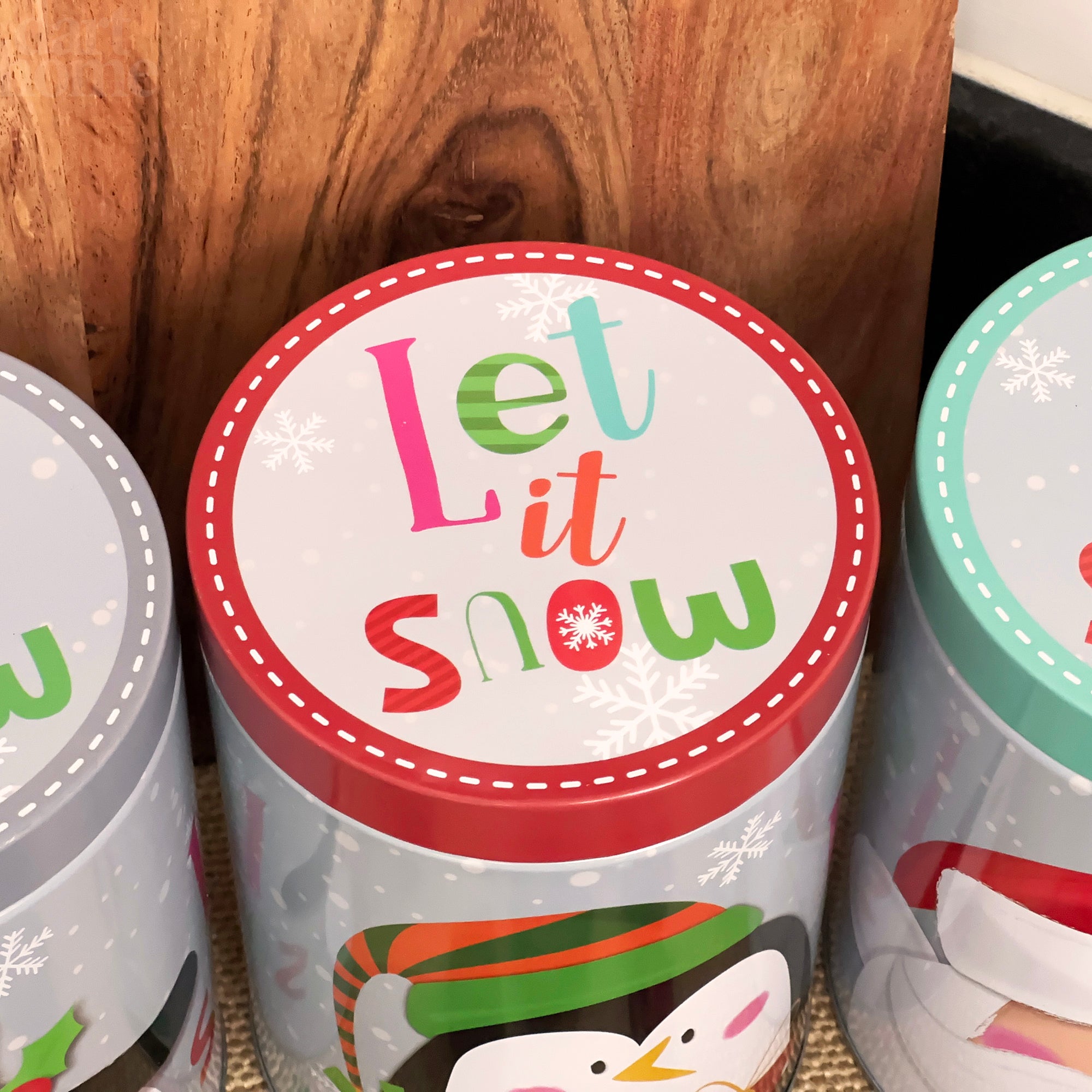Let It Snow Storage Tins