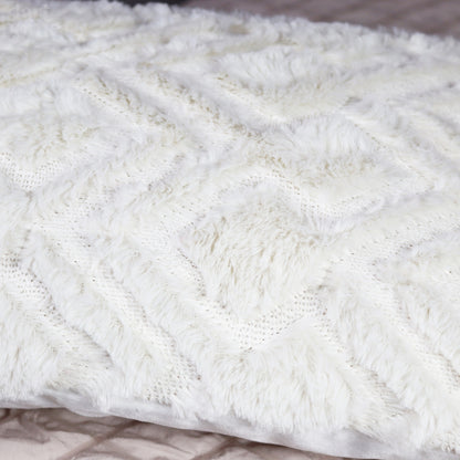 Cream Soft Aztec Cushion 50x30cm