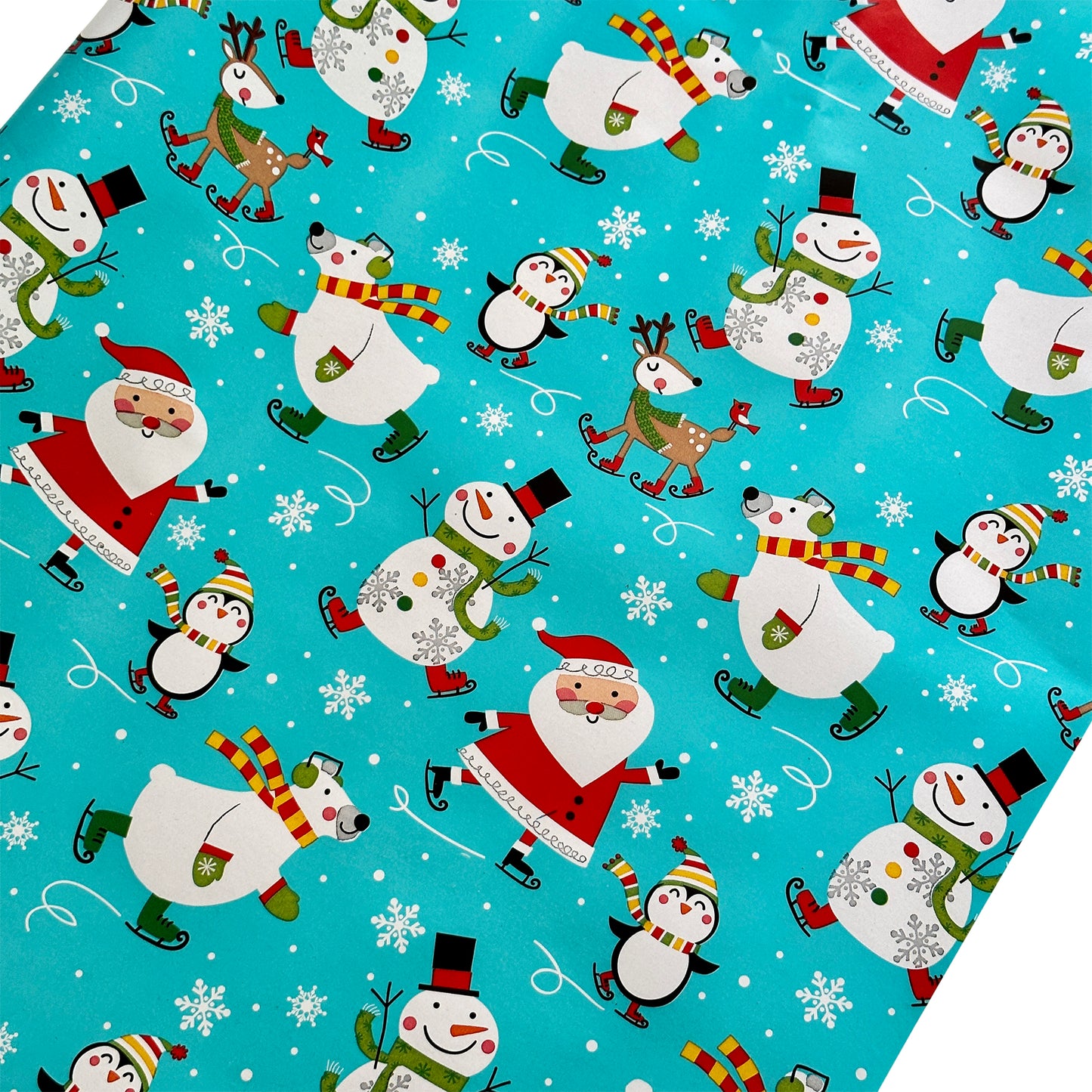 Kids Christmas Wrapping Paper 4x Extra Wide 5M Rolls