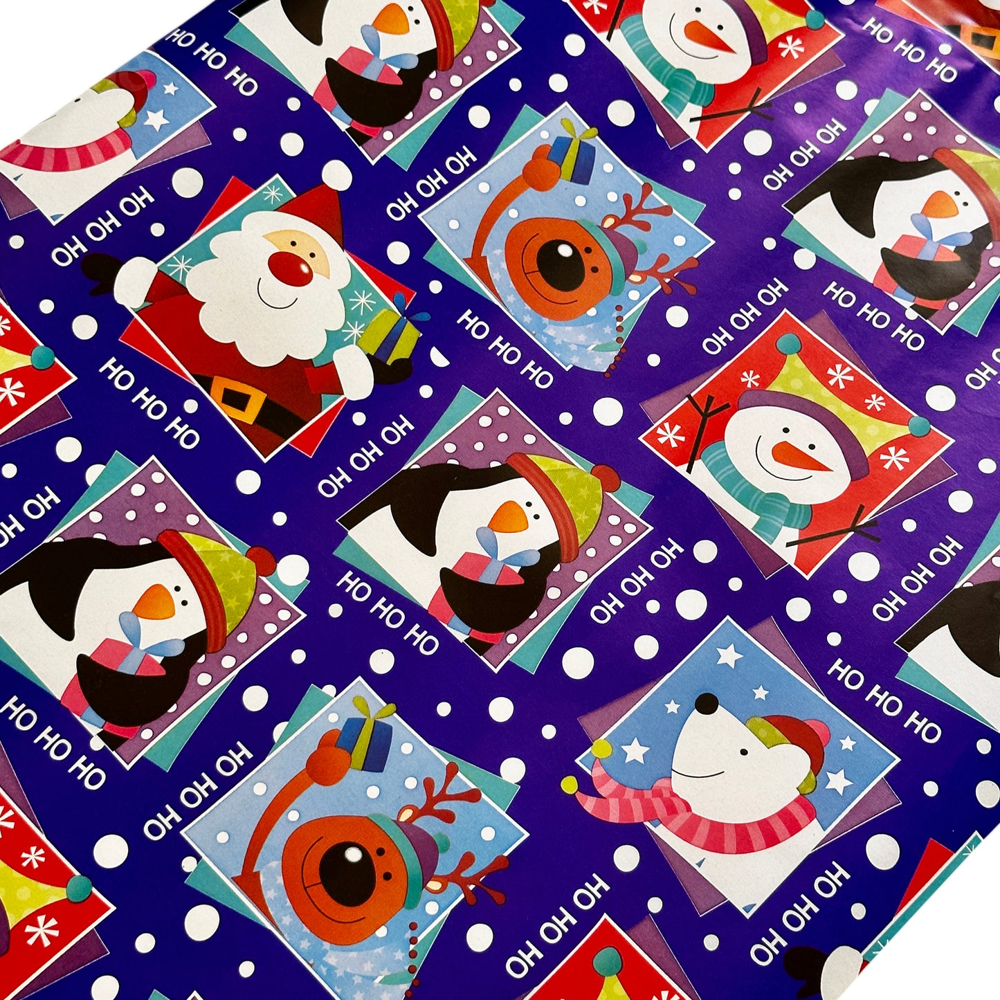 Kids Christmas Wrapping Paper 4x Extra Wide 5M Rolls