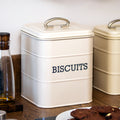 Antique Cream Barrel Biscuit Tin