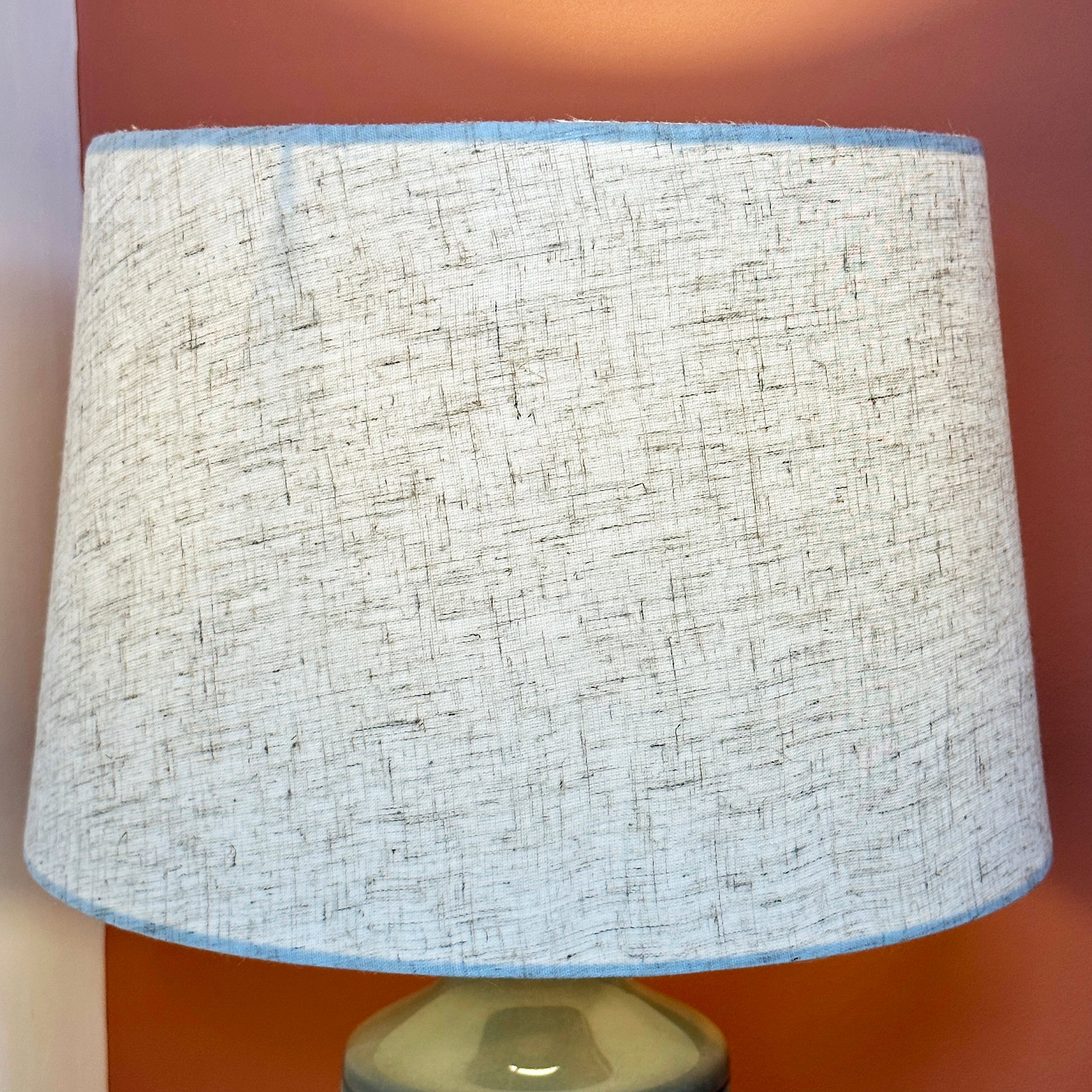 Grey Textured Wave Table Lamp