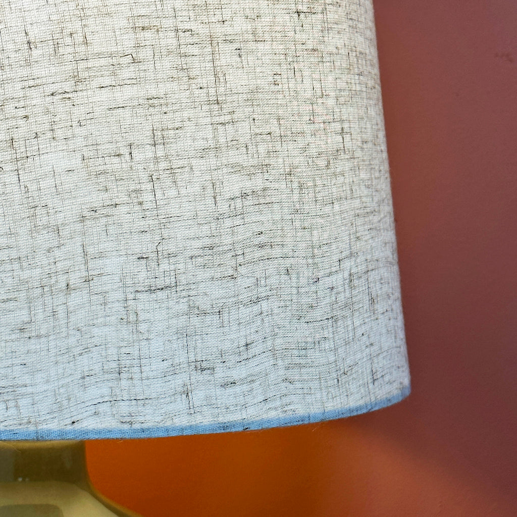 Grey Textured Wave Table Lamp