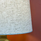 Grey Textured Wave Table Lamp