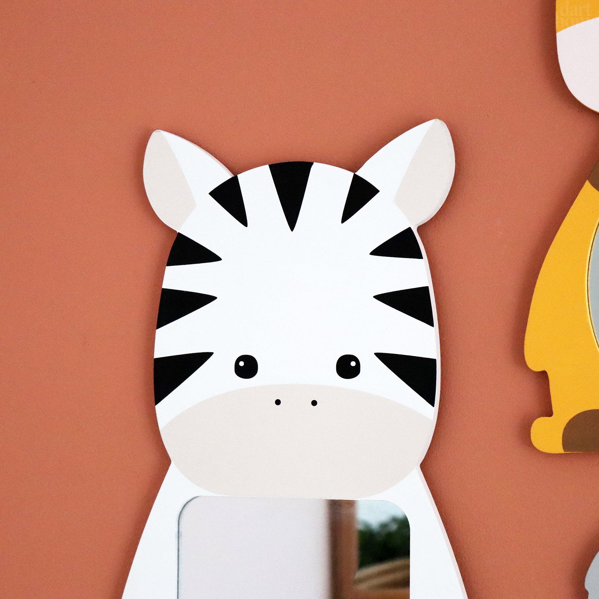 Zebra Childrens Wall Mirror