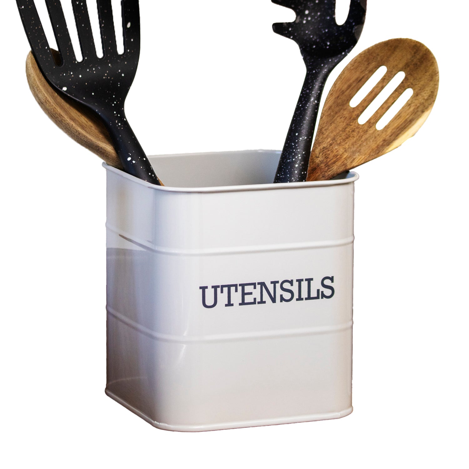 French Grey Carbon Steel Utensils Pot