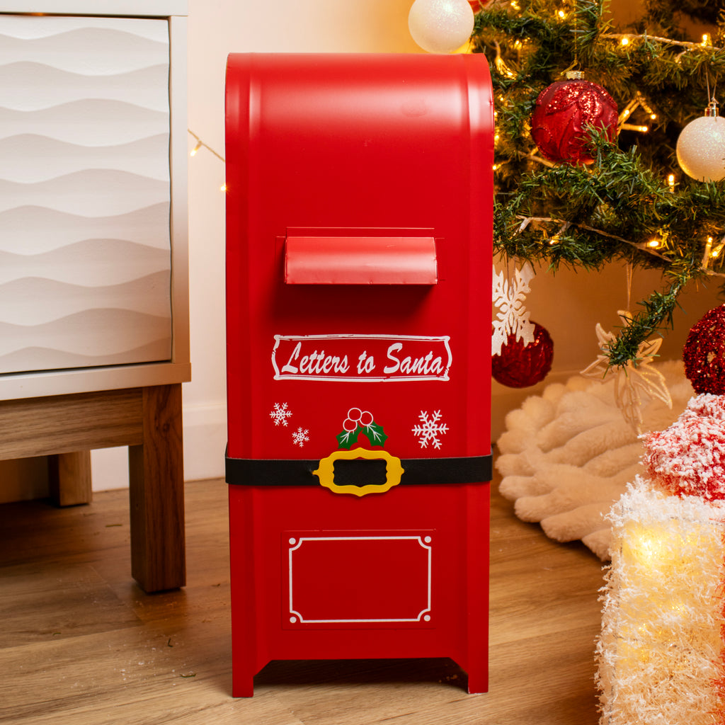 Large Metal Letters To Santa Christmas Post Box
