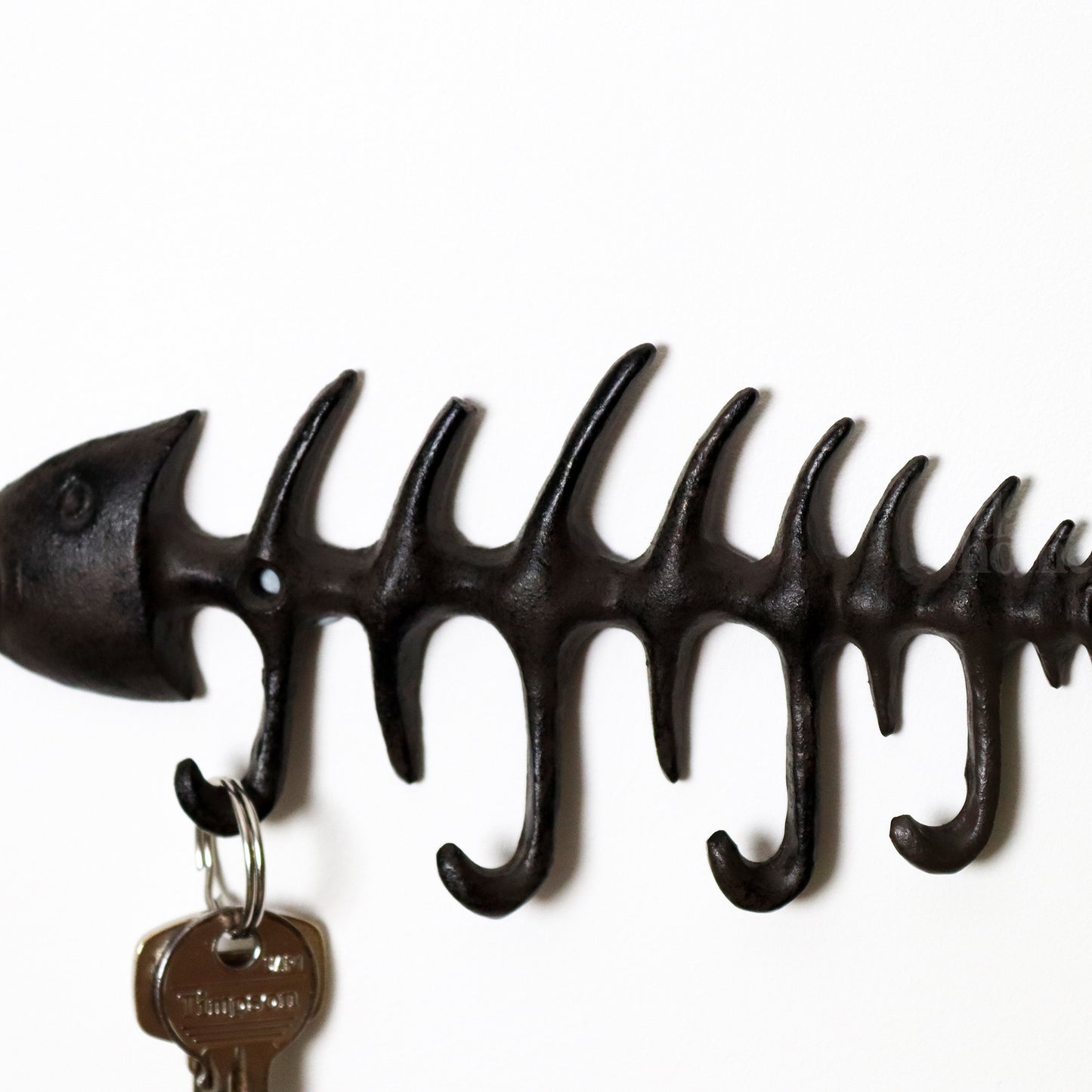 Darthome Cast Iron Fishbone Wall Hook Rack 20x8x1.5cm – Darthome Limited