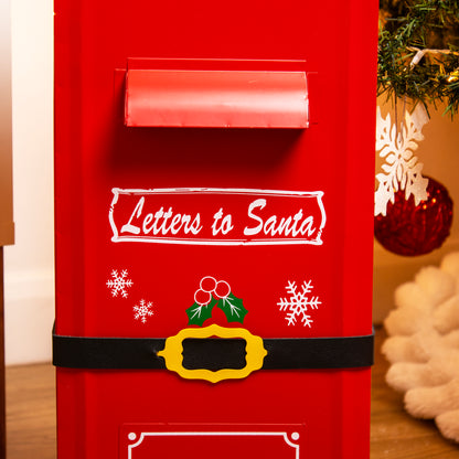 Large Metal Letters To Santa Christmas Post Box