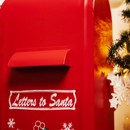 Large Metal Letters To Santa Christmas Post Box