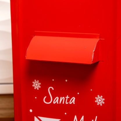 Large Metal Santa Mail Christmas Post Box