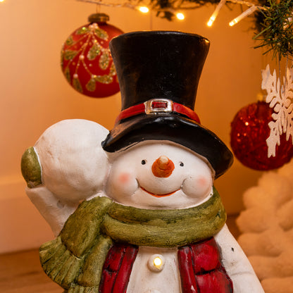 Light Up Snowman Figure