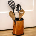 Copper Rotating Utensil Holder