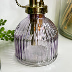 Lila gerippter Pflanzenvernebler aus Glas, 200 ml