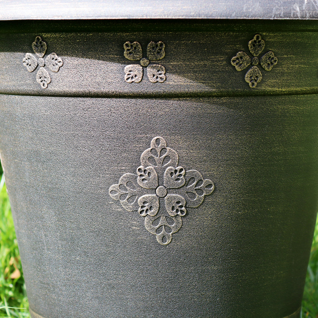 Black Bronze Round Medley Planter