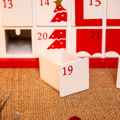 24 Drawer Light Up Christmas House Advent Calendar