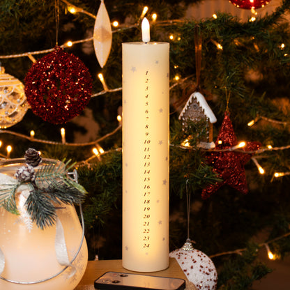 LED Christmas Advent Candle