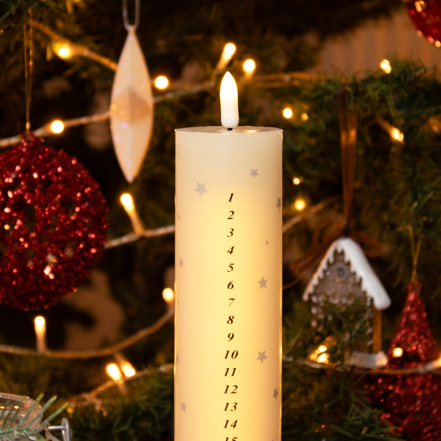 LED Christmas Advent Candle