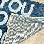 Blue You Look Good Bath Mat