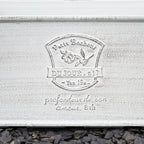 Set Of 2 White Loire Petit Garden Troughs