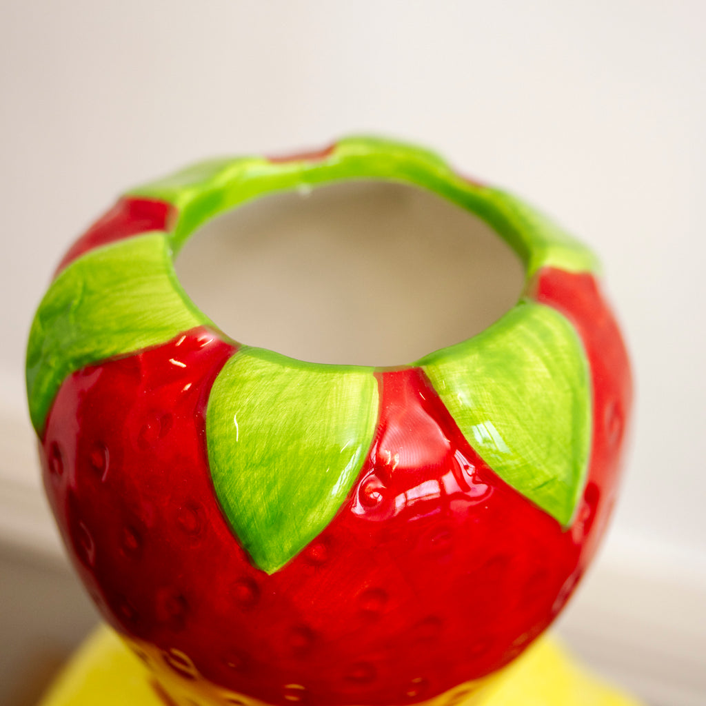 Mixed Fruit Stack Vase - Strawberry, Lemon, Watermelon