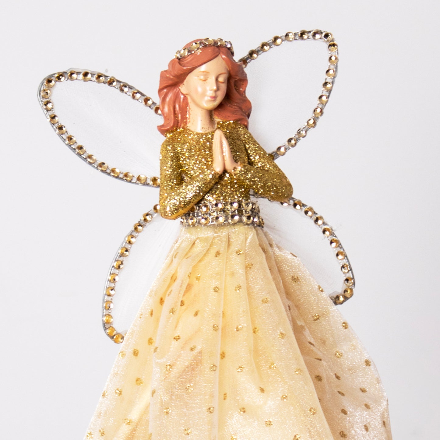 Champagne Gold Angel Tree Topper