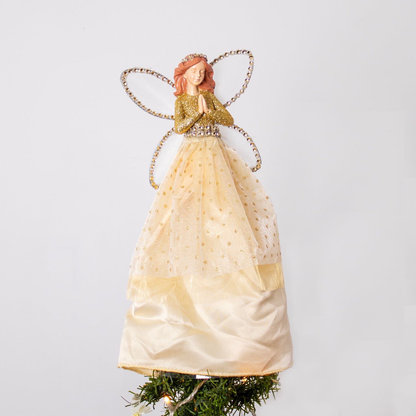 Champagne Gold Angel Tree Topper