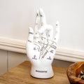 White Palmistry Hand Ornament