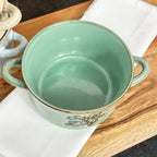 Set mit 3 Suppenschüsseln mit reaktiver Glasur „Soup Of The Day“.