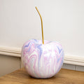 Marble Effect Pastel Apple Ornament