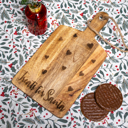 Santas Treat Mango Wood Serving Board