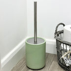 Matt Green Toilet Brush With Pet Cover