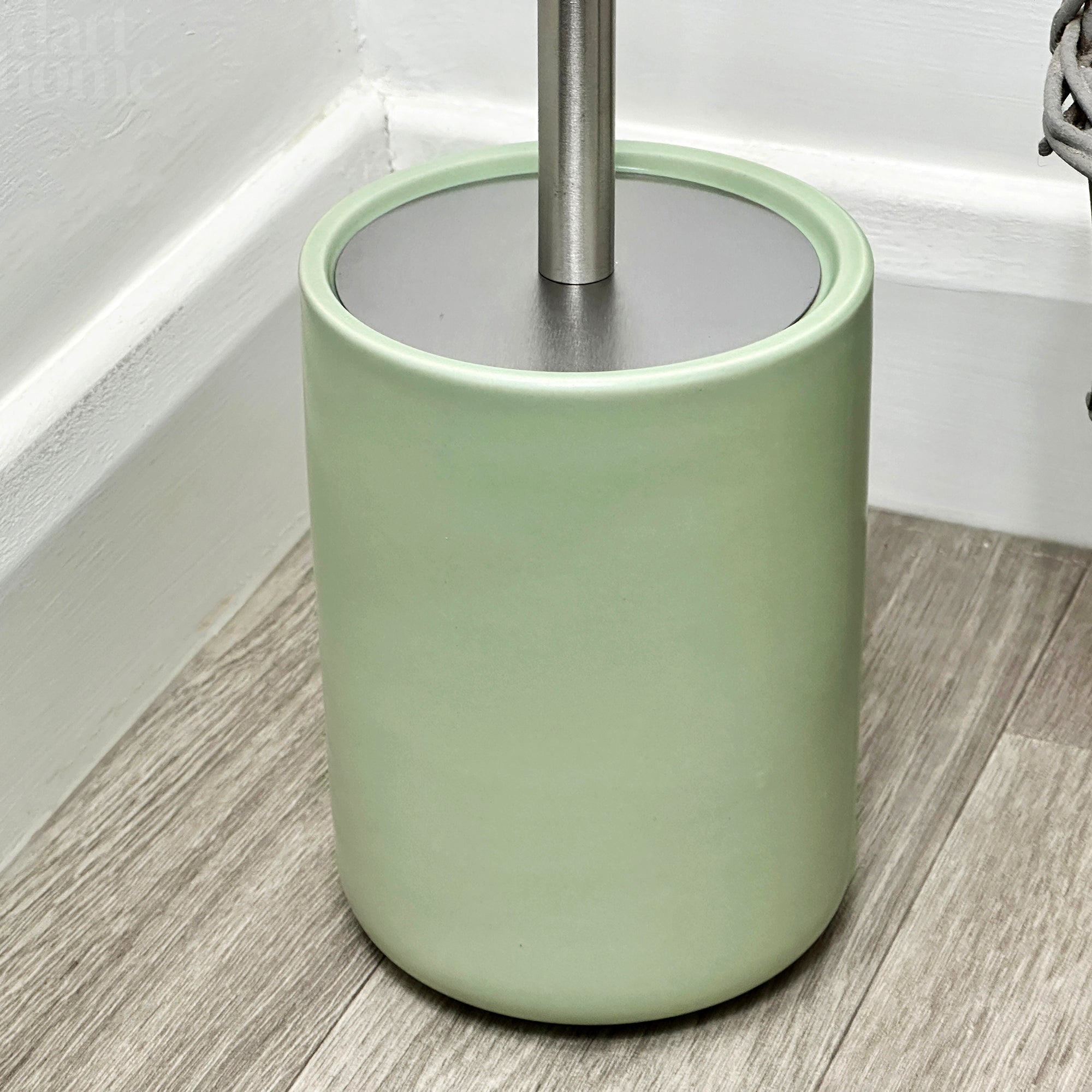 Matt Green Toilet Brush With Pet Cover