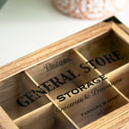 General Store 6 Compartment Tea Box