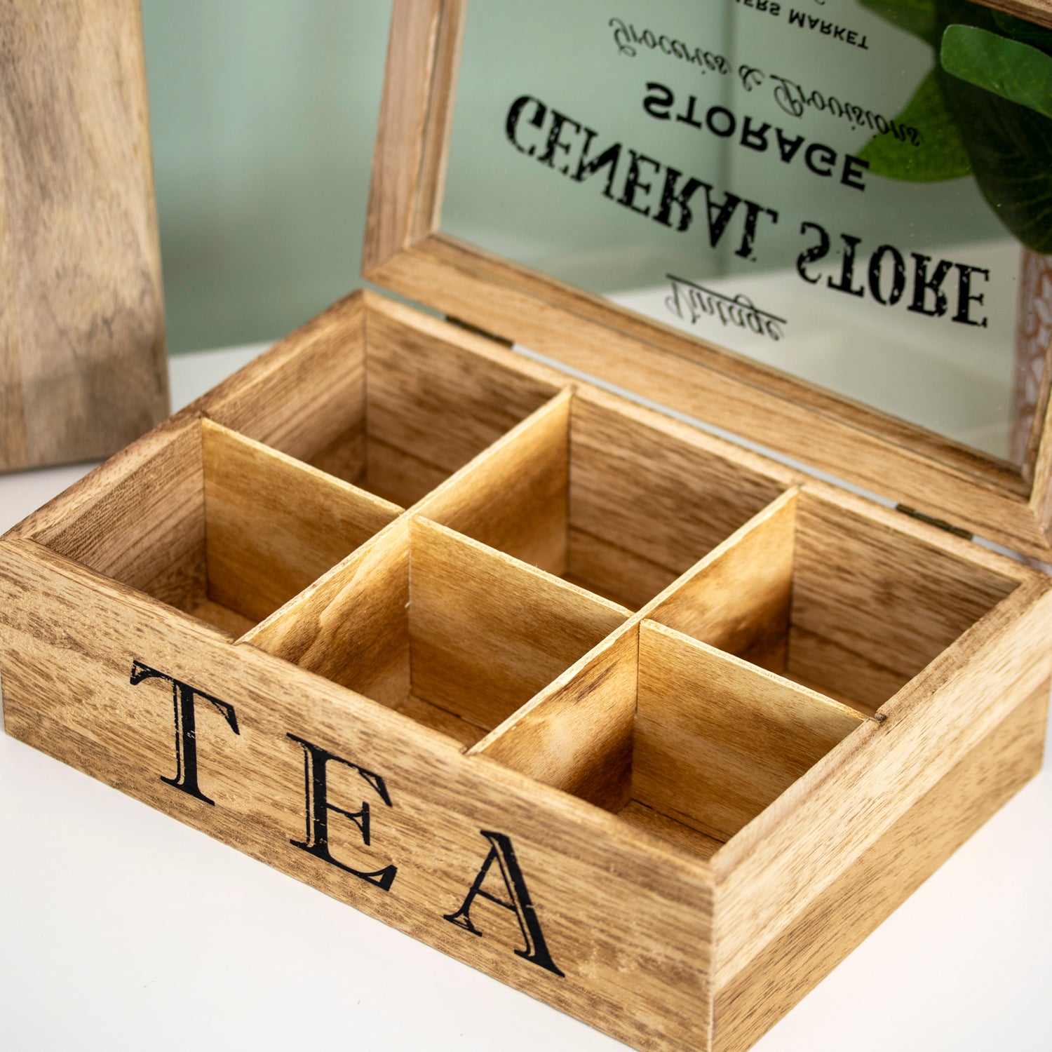 General Store 6 Compartment Tea Box