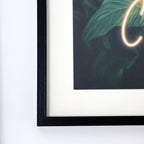 Tropical But First Cocktails Neon Wall Art