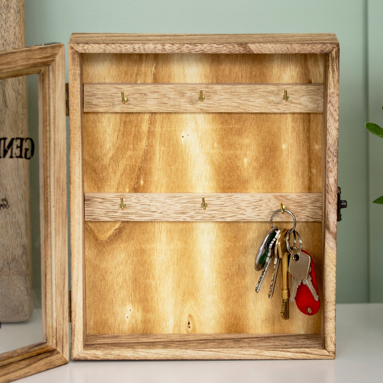 General Store 6 Hook Key Cabinet