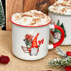 Set mit 2 Weihnachtszwergbechern in Geschenkbox