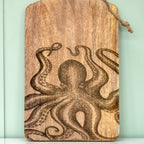 Mango Wood Octopus Chopping Board