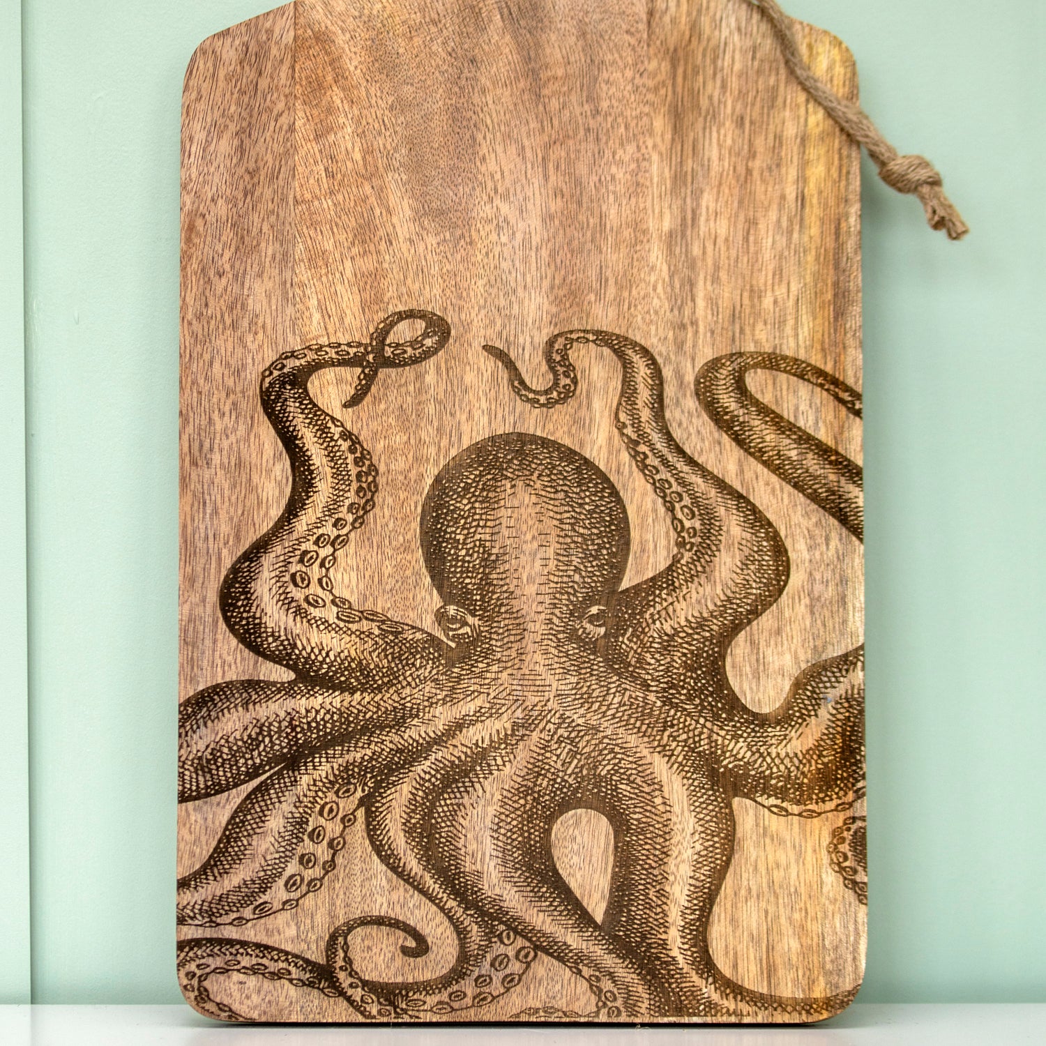Mango Wood Octopus Chopping Board