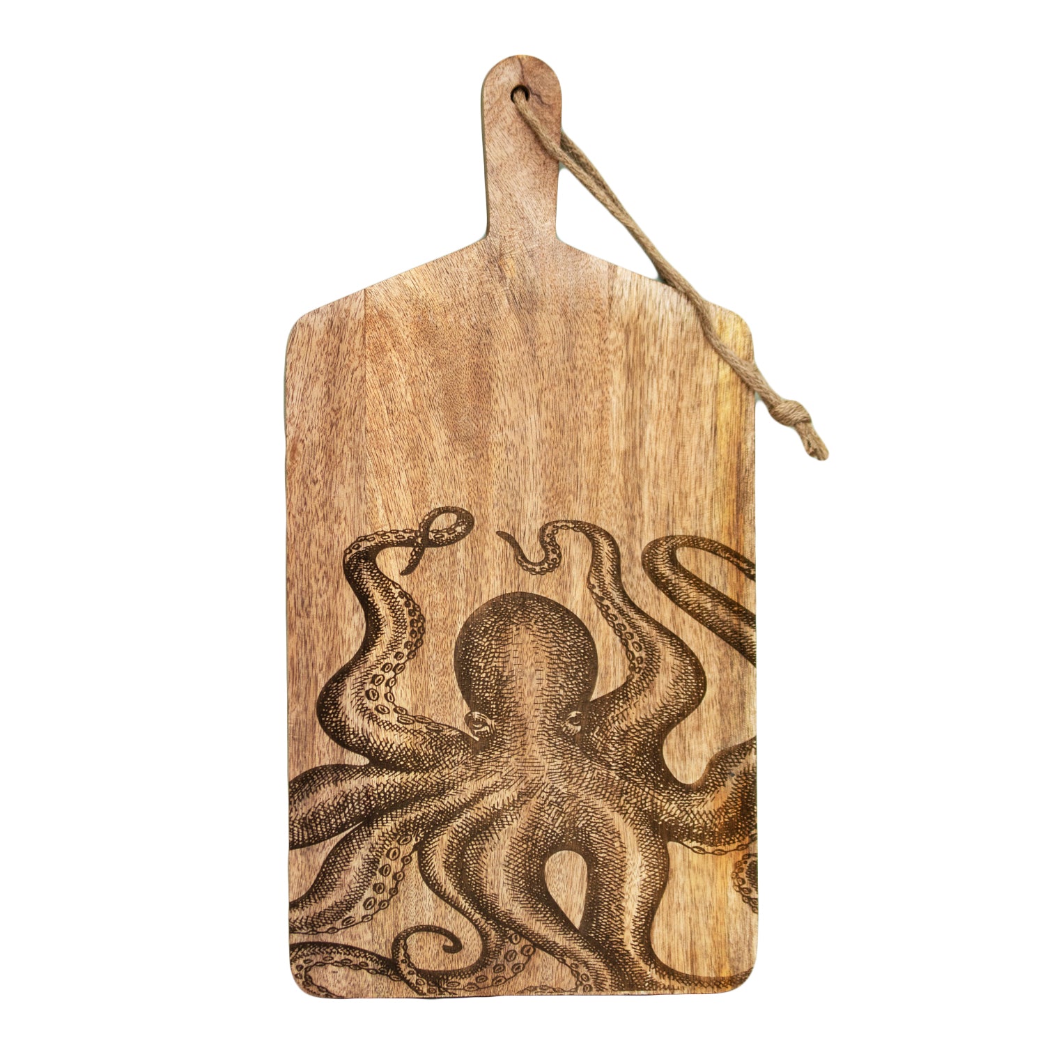 Mango Wood Octopus Chopping Board