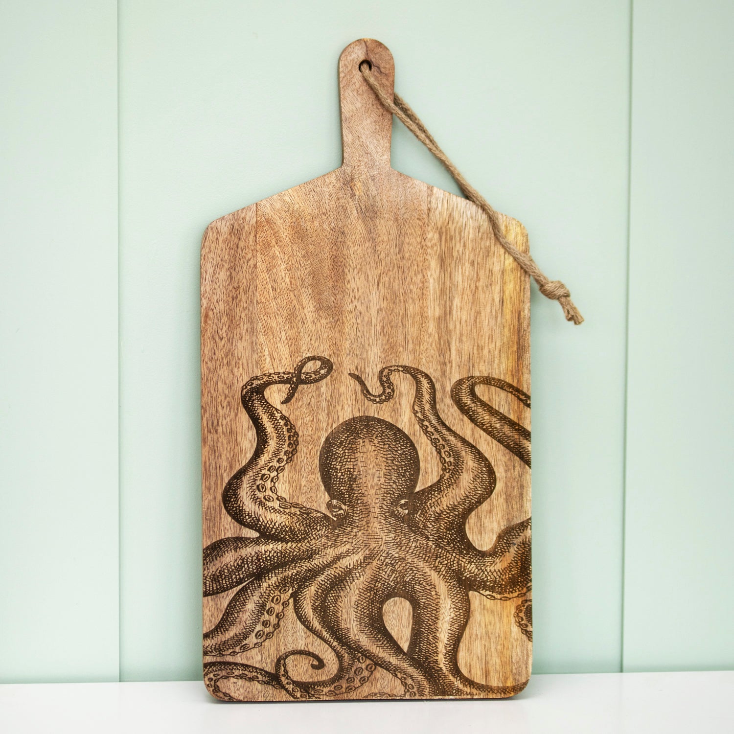 Mango Wood Octopus Chopping Board