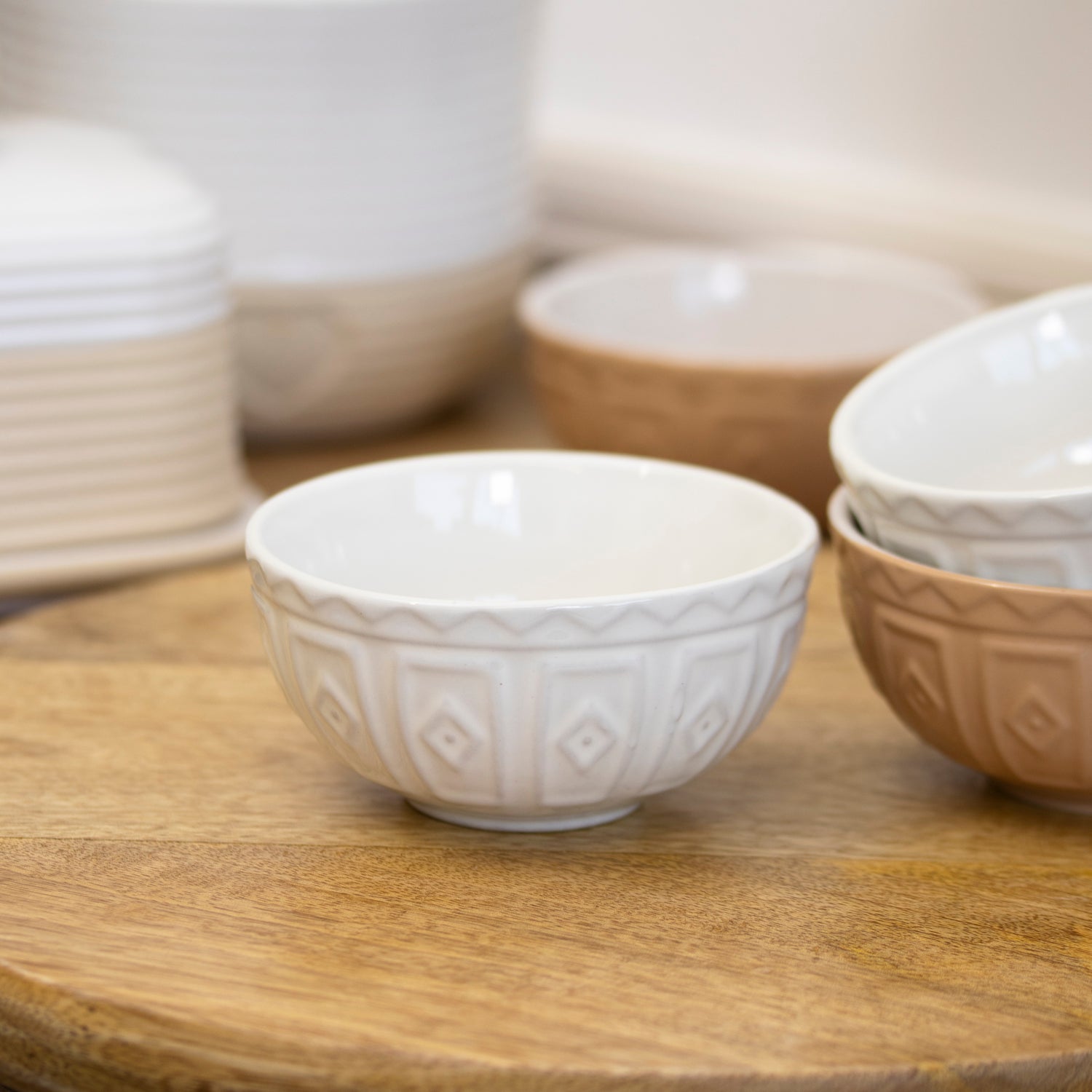 Set Of 4 Mason Cash Cane Mini Bowls