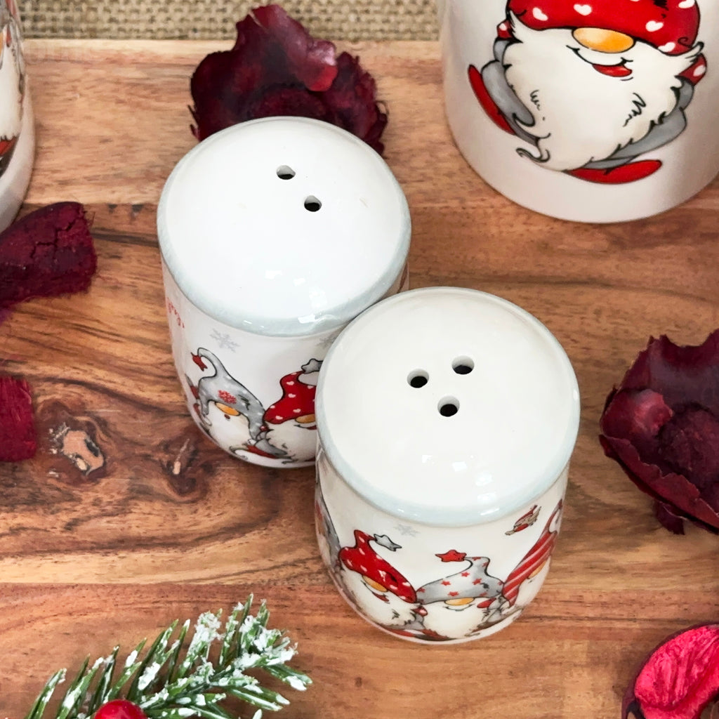 Christmas Gonk Salt And Pepper Shakers
