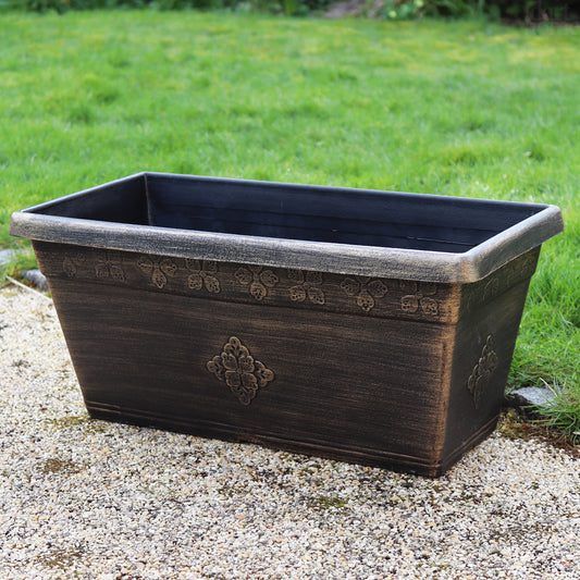 Black Bronze Medley Window Box 20"