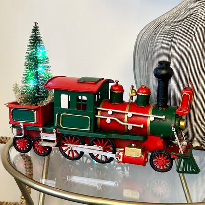 Light Up Christmas Train Sculpture