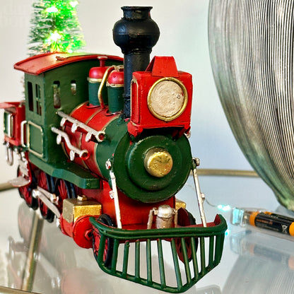 Light Up Christmas Train Sculpture